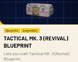 Taktiksel Mod3 Diriltici Revival Blueprint
