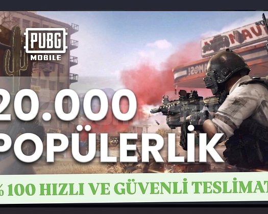 20 K POPÜLERLİK GÜVENLİ TESLİMAT