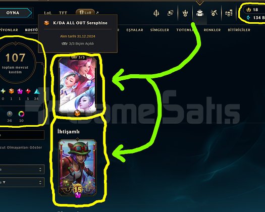 306 LEVEL + 107 KOSTÜM + 172 HERO+ BRONZ 2 + MAİL!