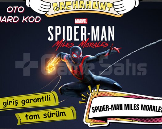 KESİN GİRİŞ Spider Man Miles Morales