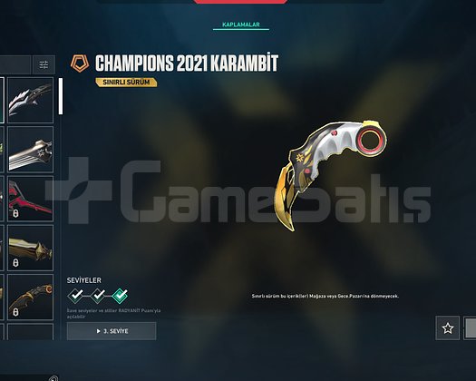 CHAMPİONS 21 setli beta karlı yüce hesap