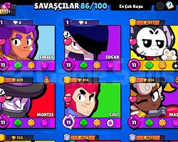 31K KUPALI EMEK BRAWL STARS HESABI