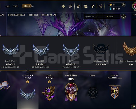 708 KOSTÜM 65K ÖZ 597 LVL EFSANE DOLU MAİL HESAP