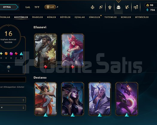 TR // 16 SKIN // RANKED READY // 61 LVL