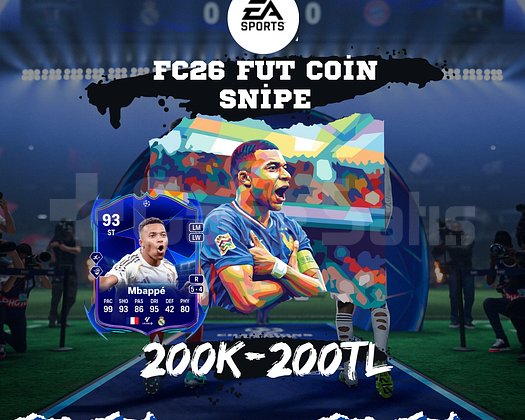 FC26 FUT Coins - 200K/200 TL PS-XBOX-PC