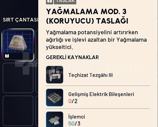 Yağmalama Mod 3 KoruyucuBP