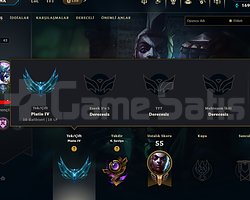 EUW PLAT 4 ELLE KASILMIŞ HESAP