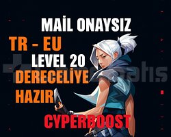 TR + UNRANKED + 5 MAÇ + MAİL ONAYSIZ!-20 LVL