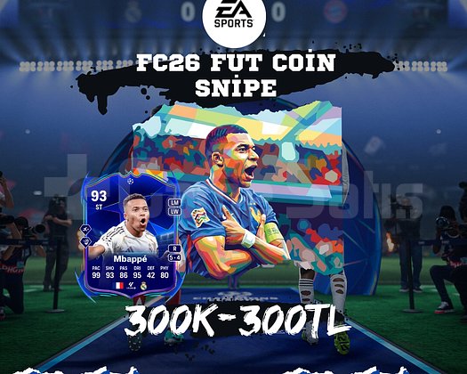 FC26 FUT Coins - 300K/300 TL PC-PS-XBOX