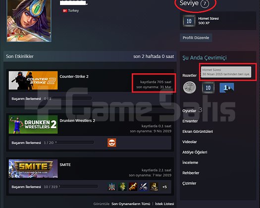 ANINDA TESLİM | 6 MADALYA | 705 SAAT | FACEIT