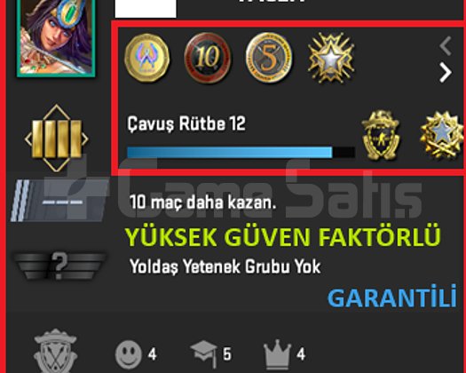 ANINDA TESLİM | 6 MADALYA | 705 SAAT | FACEIT