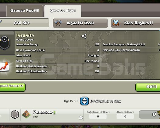 7SVY KLAN VE TH14 122LVL HESAP