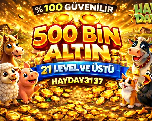 +21 LEVEL 500 BİN ALTIN HIZLI TESLİMAT