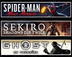 Spider Man Miles + Sekiro + Ghost Of Tsushima