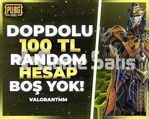 |DOPDOLU| 100TL PUBG RANDOM HESAP ULTRAVİP++++