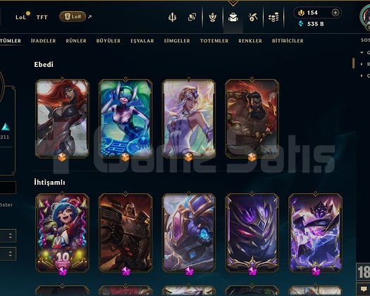 485 KOSTÜM 535K ÖZ 570 LVL EFSANE DOLU MAİL HESAP