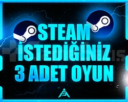 İstediğiniz 3 Oyun + Garanti + Destek