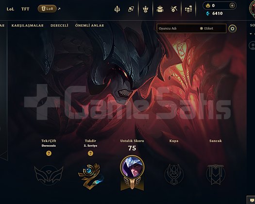 TR FRESH HAZIR UNRANKED ELLE KASILDI 10 SKIN