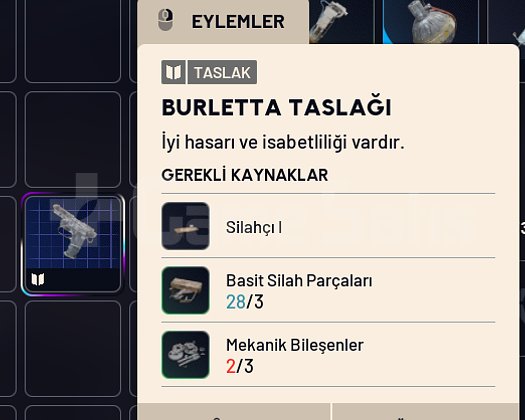 Burletta Taslağı