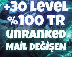 LOL UNRANKED +30 LVL TAM ERİŞİM HANDMADE HESAP TR