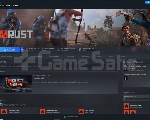 UCUZA Rust + GreenHell İlk Alan Şanslı