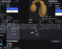 ROBLOX KORBLOXLU BOL OFFSALE ITEMLİ HESAP