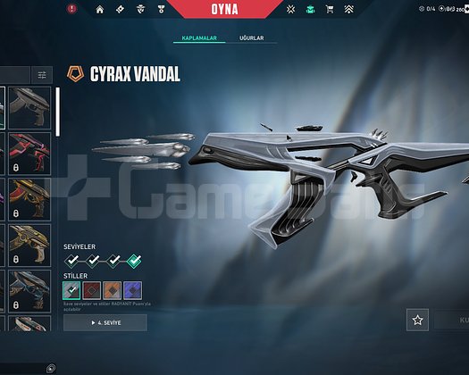 CYRAX VANDAL + GEÇEN SEZON BATTLE PASS + 1 DONATI