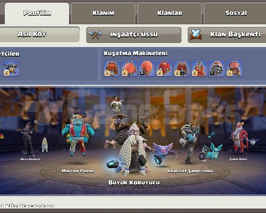 CLASH OF CLANS TH 18 FUL+FUL KÖY. ANINDA TESLİMAT