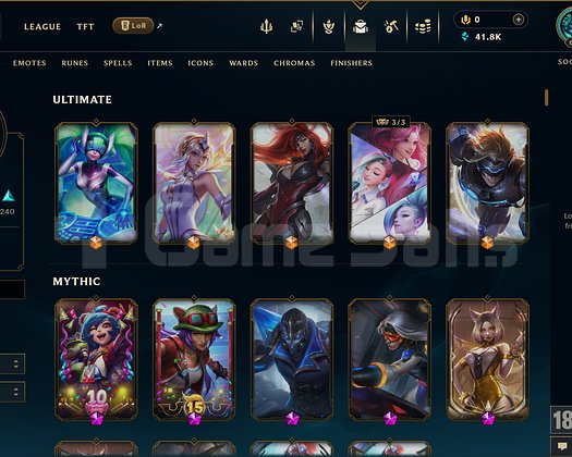 558 KOSTÜM UNRANKED 604 LVL EFSANE DOLU MAİL HESAP
