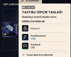Yastıklı Dipçik Padded StockBP