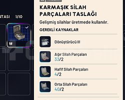 Karmaşık Silah Parçaları BpComplex gun parts