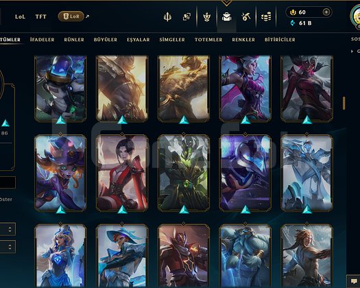 606 LEVEL / 182 SKİN / FUL HERO +MAİL +13K SATIŞ