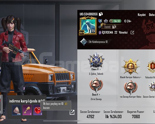 pubg hesap