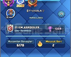 30 EVRİMLİ - 71 SEVİYE - TOXİC EMOJİ DOLU HESAP
