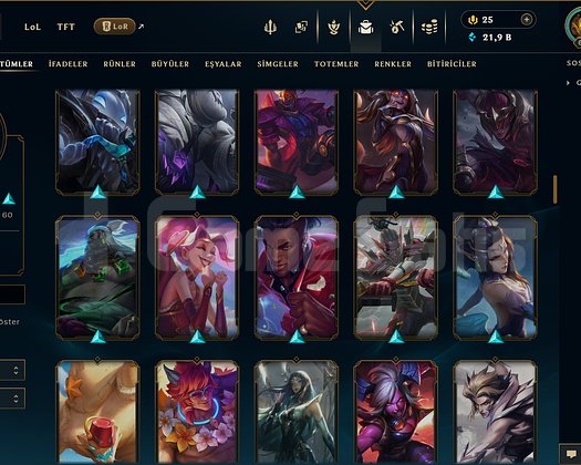 628 LEVEL / 141 SKİN / FUL HERO +MAİL +13K SATIŞ