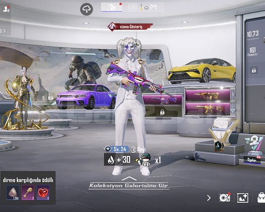 Maskara 5 4 tane m4 skin mevcut