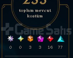 235 kostüm 440 level zümrüt