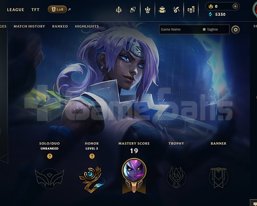 EUW Unranked | 3 Kostüm - 23 Hero | LoL Hesap