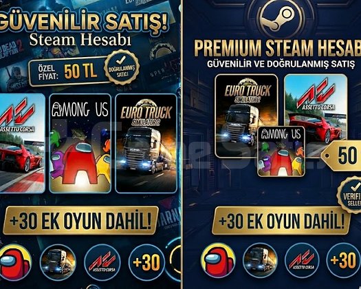 ASETTO CORSA+EURO TRUCK SİMULATÖR 2+30 OYUN