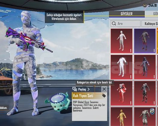 3 MUMYALI 5LVL MASKARALI HESAP TEK BAĞ