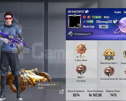 Pubg mobil satılık hesap