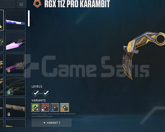 UYGUNA MAINLIK HESAP RGX KARAMBIT- ANOMALI KELEBEK