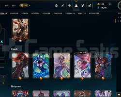 562 lw 511 skinli full şampionlu 4 sezon gm hesap