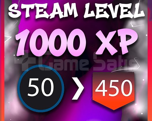 !STEAM LEVEL ATLAMA 10 SET 1000 XP!