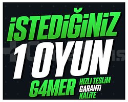 İSTEDİĞİNİZ 1 OYUN + KORUMA +HIZLI TESLİM +GARANTİ