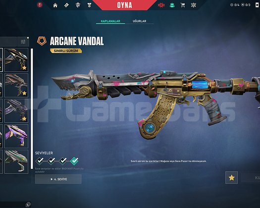 VCT 2025 KARAMBİT SERİ TETİK SHERİFF ARCANE VANDAL