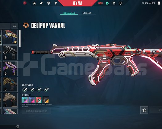 MAİLLİ TR ASİL PHANTOM ONI VANDAL ZİFİR DELİPOP