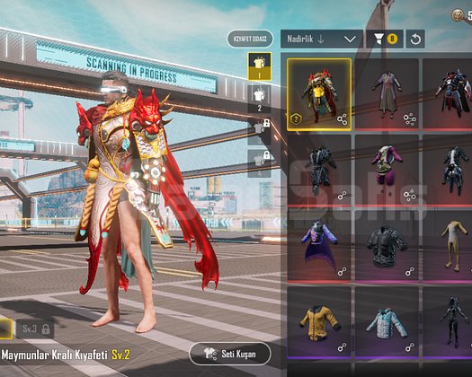 Nihai set sv2+yükseltilebilir+ful samuray