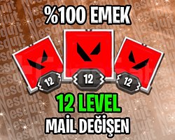 TR - 12 LEVEL - MAİL DEĞİŞEN - HESAPLAR!