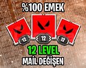 TR - 12 LEVEL - MAİL DEĞİŞEN - HESAPLAR!